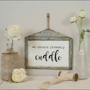 Cuddle Wall Plaque